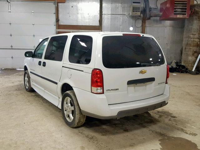 1GBDV13127D171465 - 2007 CHEVROLET UPLANDER I WHITE photo 3