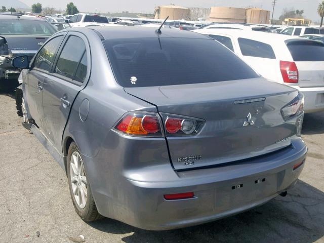 JA32V2FWXGU011395 - 2016 MITSUBISHI LANCER ES GRAY photo 3