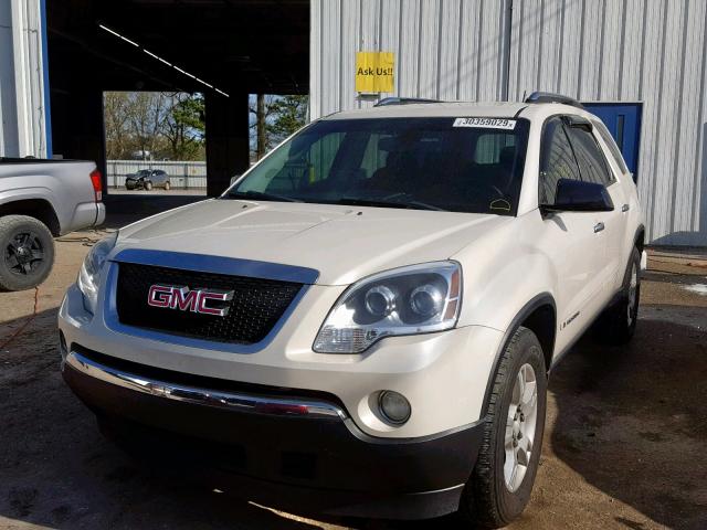 1GKER13757J135624 - 2007 GMC ACADIA SLE WHITE photo 2