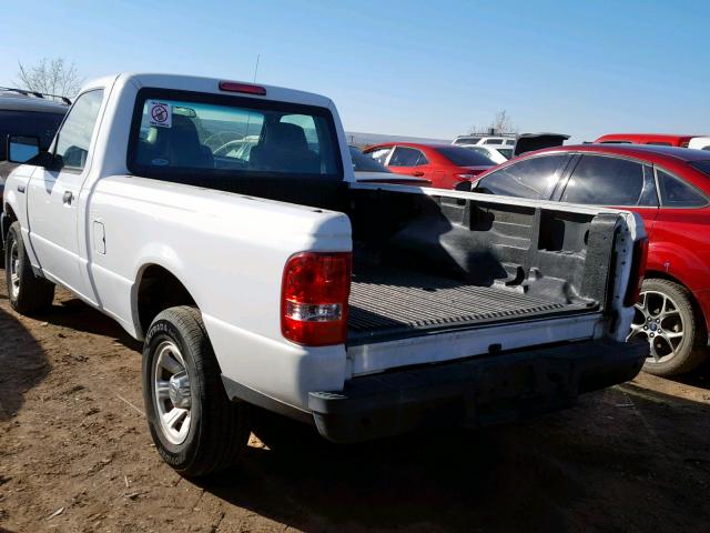 1FTYR10D88PB12971 - 2008 FORD RANGER WHITE photo 3