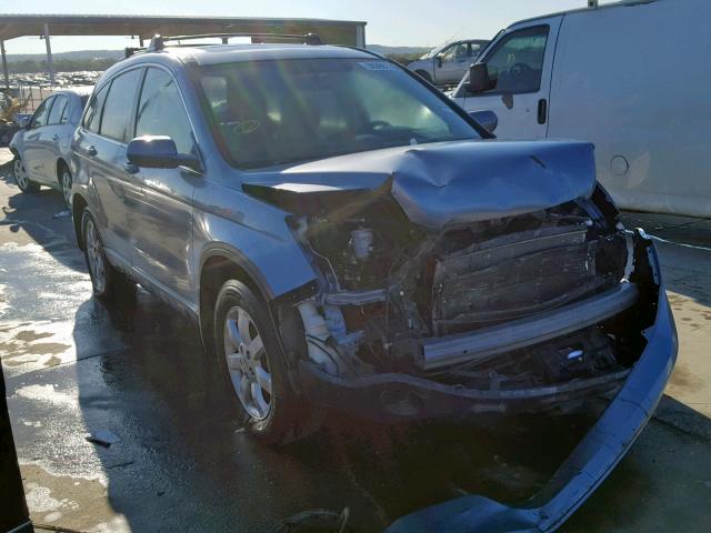 JHLRE38757C022762 - 2007 HONDA CR-V EXL BLUE photo 1