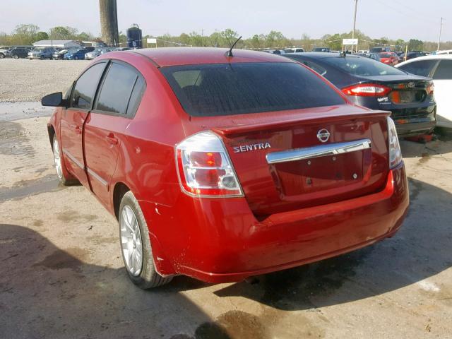 3N1AB6AP4BL696951 - 2011 NISSAN SENTRA 2.0 RED photo 3