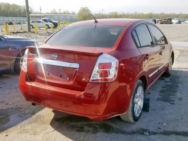 3N1AB6AP4BL696951 - 2011 NISSAN SENTRA 2.0 RED photo 4