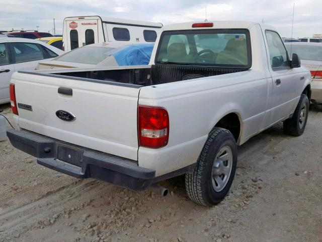 1FTYR10D18PA17958 - 2008 FORD RANGER WHITE photo 4