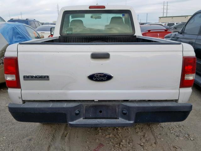 1FTYR10D18PA17958 - 2008 FORD RANGER WHITE photo 6