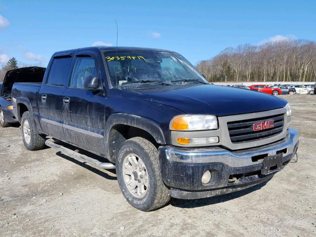 2GTEK13T451157442 - 2005 GMC NEW SIERRA BLUE photo 1