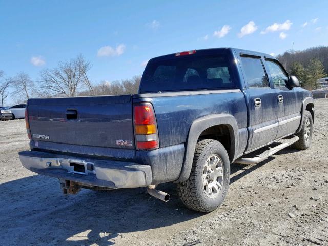 2GTEK13T451157442 - 2005 GMC NEW SIERRA BLUE photo 4