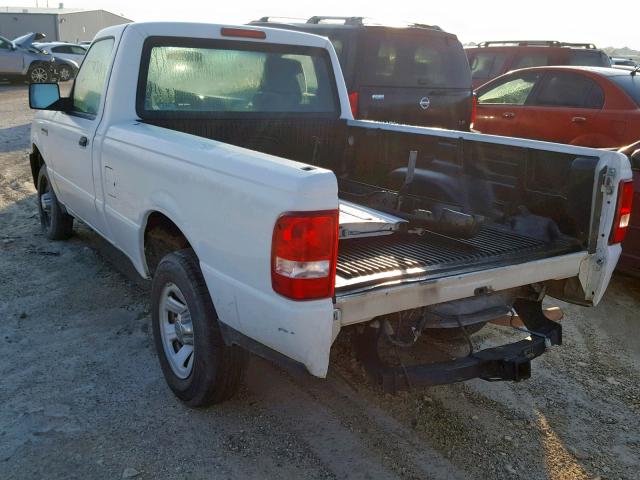 1FTKR1ADXAPA63637 - 2010 FORD RANGER WHITE photo 3