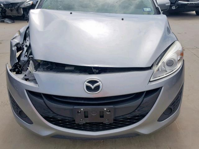 JM1CW2BL6E0168313 - 2014 MAZDA 5 SPORT GRAY photo 7