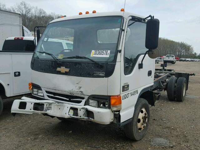 J8BB4B16257011373 - 2005 CHEVROLET 3500 W3504 WHITE photo 2