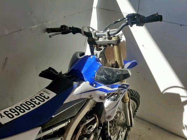 JYACJ18C3EA004376 - 2014 YAMAHA YZ450 F BLUE photo 5