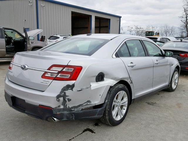 1FAHP2E86FG199862 - 2015 FORD TAURUS SEL SILVER photo 4