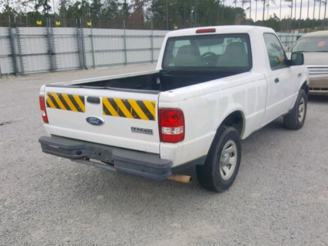 1FTYR10DX7PA79843 - 2007 FORD RANGER WHITE photo 4