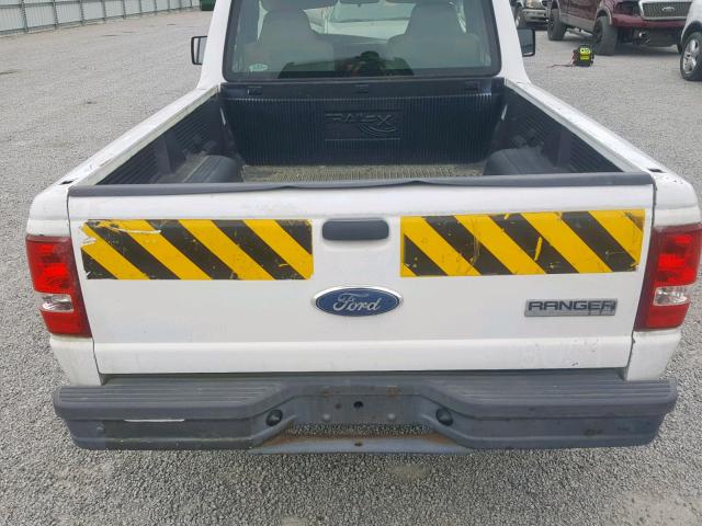 1FTYR10DX7PA79843 - 2007 FORD RANGER WHITE photo 6