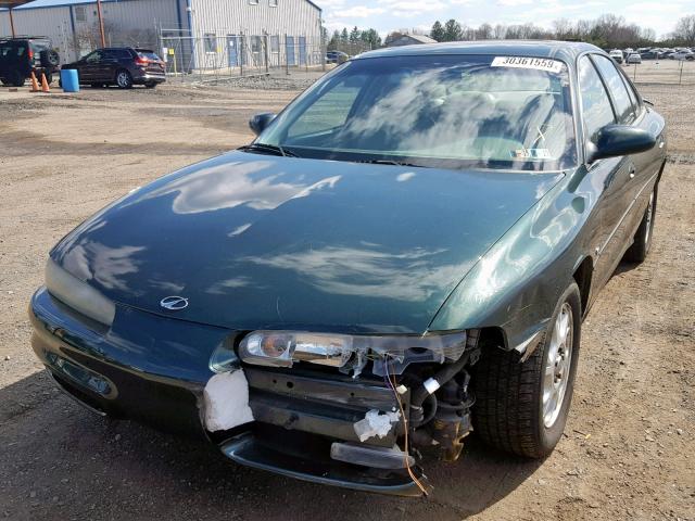 1G3WS52H71F263072 - 2001 OLDSMOBILE INTRIGUE G GREEN photo 2