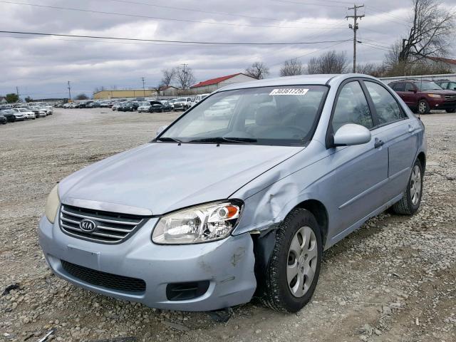 KNAFE121285527766 - 2008 KIA SPECTRA EX BLUE photo 2