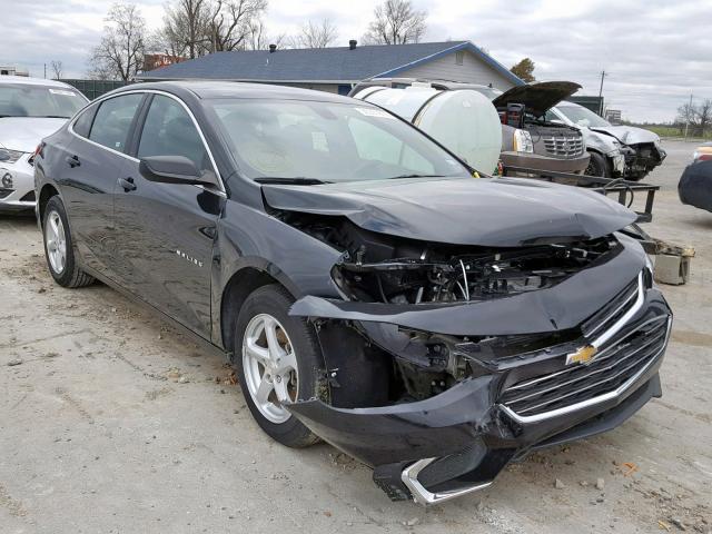 1G1ZB5ST8HF203256 - 2017 CHEVROLET MALIBU LS BLACK photo 1