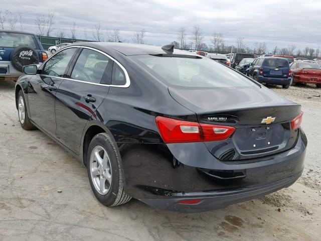 1G1ZB5ST8HF203256 - 2017 CHEVROLET MALIBU LS BLACK photo 3