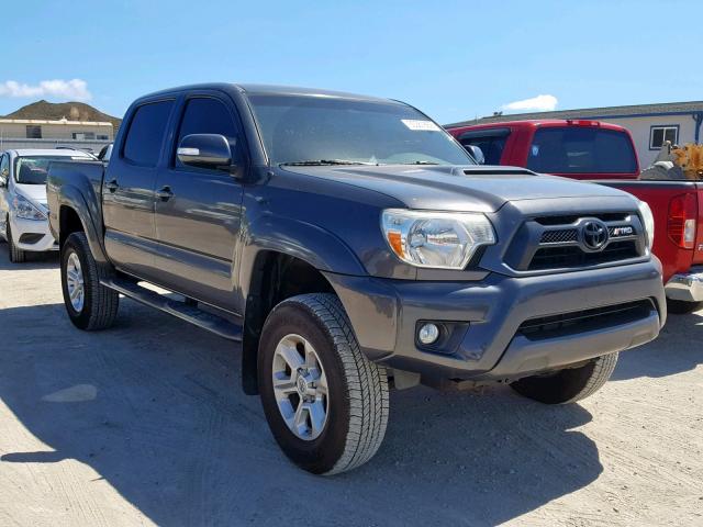 3TMJU4GN8CM135424 - 2012 TOYOTA TACOMA DOU GRAY photo 1