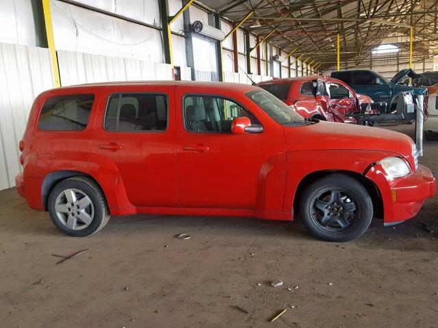 3GNBABDB6AS617935 - 2010 CHEVROLET HHR LT RED photo 9