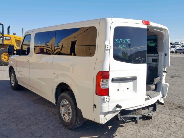 5BZAF0AA2HN850317 - 2017 NISSAN NV 3500 WHITE photo 3