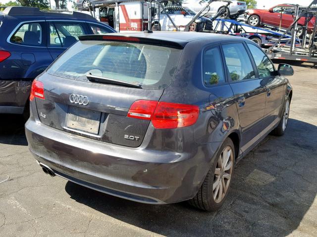 WAUHE78P79A020801 - 2009 AUDI A3 2.0T BLACK photo 4