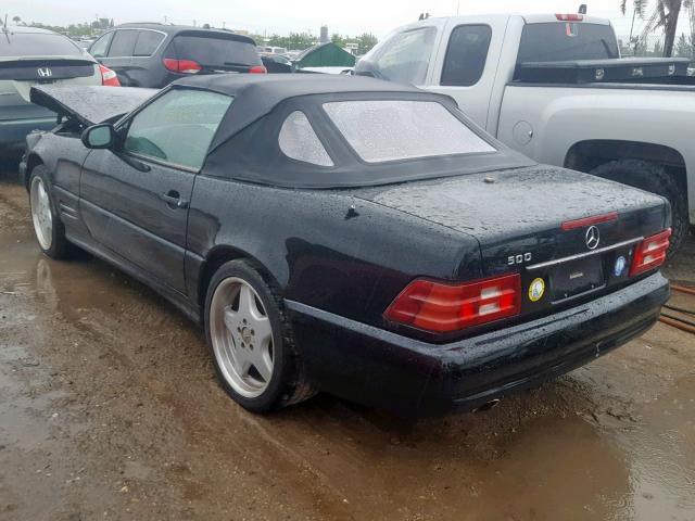 WDBFA68F51F199966 - 2001 MERCEDES-BENZ SL 500 BLACK photo 3