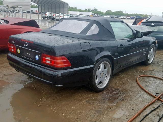 WDBFA68F51F199966 - 2001 MERCEDES-BENZ SL 500 BLACK photo 4