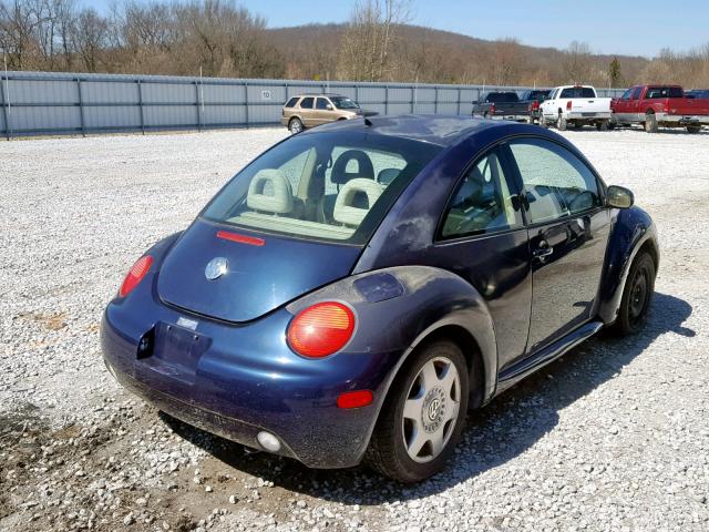 3VWCK21C51M471763 - 2001 VOLKSWAGEN NEW BEETLE Mavi foto 4