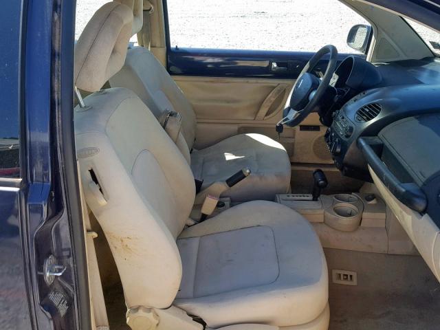 3VWCK21C51M471763 - 2001 VOLKSWAGEN NEW BEETLE Mavi foto 5