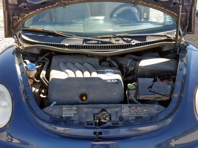 3VWCK21C51M471763 - 2001 VOLKSWAGEN NEW BEETLE Mavi foto 7