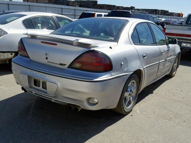 1G2NW52E21C249284 - 2001 PONTIAC GRAND AM G SILVER photo 4