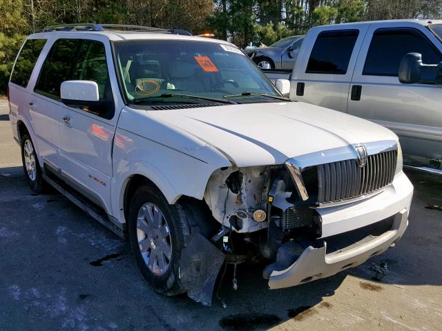 5LMFU27R94LJ19354 - 2004 LINCOLN NAVIGATOR 白色 照片 1