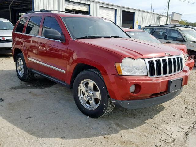 1J4HR58206C169173 - 2006 JEEP GRAND CHER BURGUNDY photo 1