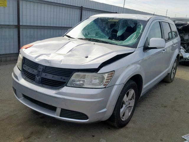 3D4GG57VX9T215221 - 2009 DODGE JOURNEY SX SILVER photo 2