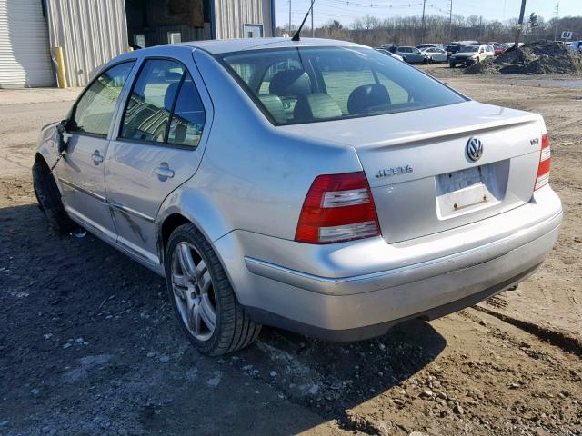 3VWSE69M74M013721 - 2004 VOLKSWAGEN JETTA GLS GRAY photo 3