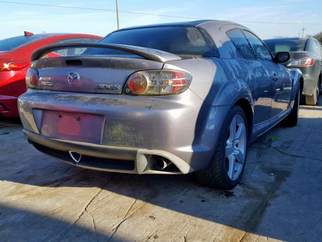 JM1FE173X40124588 - 2004 MAZDA RX8 SILVER photo 4