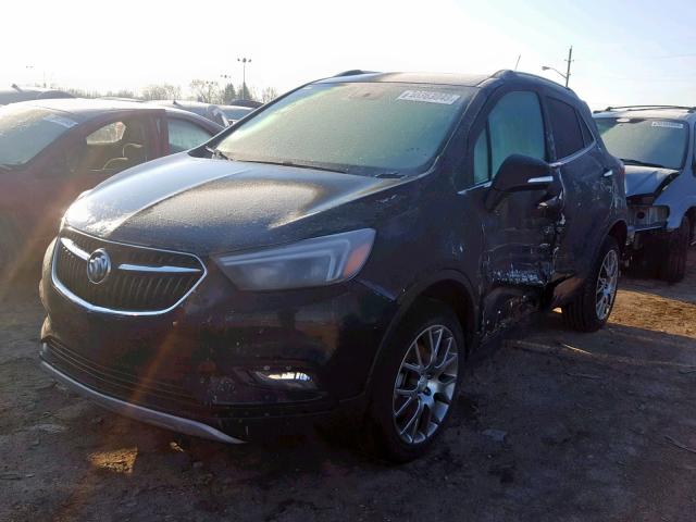 KL4CJ2SB5JB615017 - 2018 BUICK ENCORE SPO BLACK photo 2