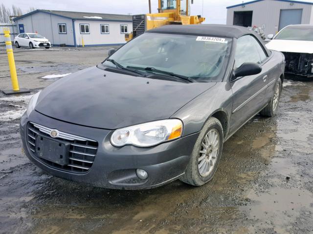 1C3EL55R35N658928 - 2005 CHRYSLER SEBRING TO GRAY photo 2