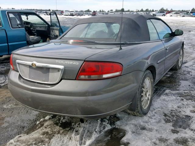 1C3EL55R35N658928 - 2005 CHRYSLER SEBRING TO GRAY photo 4