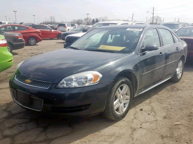 2G1WB5E35E1116626 - 2014 CHEVROLET IMPALA LIM GRAY photo 2