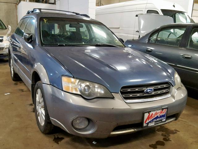 4S4BP61C757386572 - 2005 SUBARU LEGACY OUT BLUE photo 1