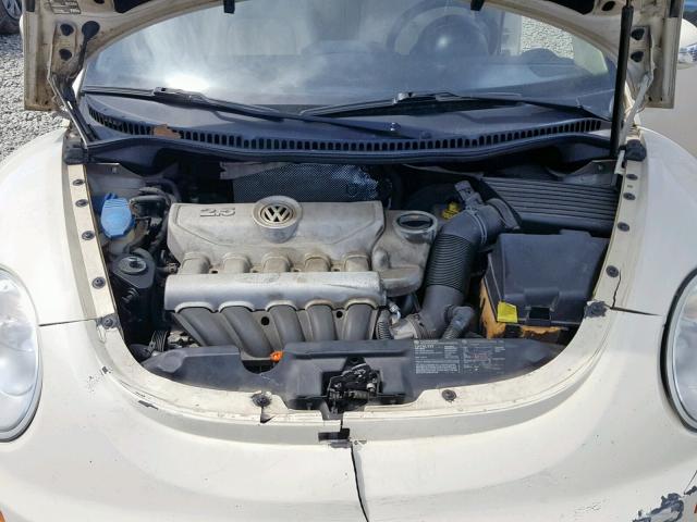 3VWRW31C56M407833 - 2006 VOLKSWAGEN NEW BEETLE Creme Foto 7