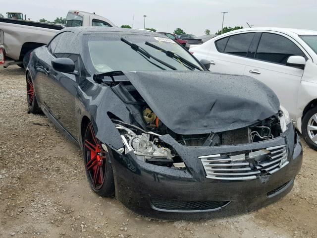 JNKCV66E19M723428 - 2009 INFINITI G37 BASE BLACK photo 1