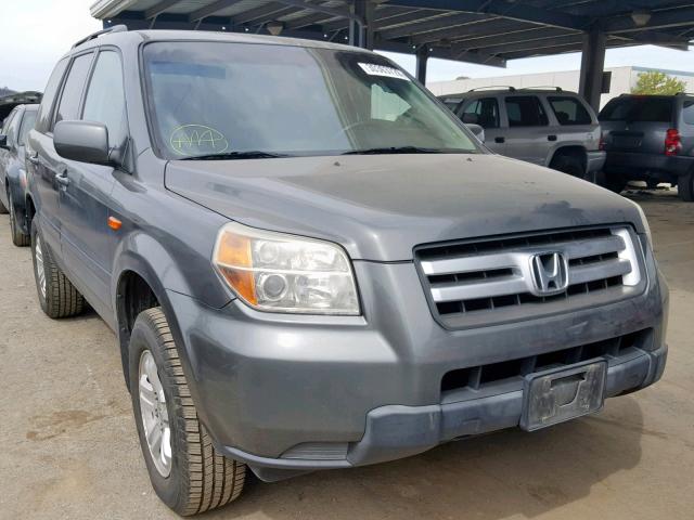 5FNYF28268B030331 - 2008 HONDA PILOT VP GRAY photo 1