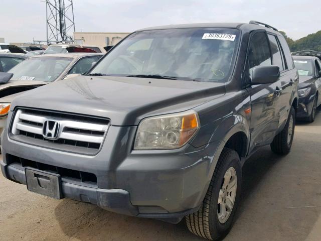 5FNYF28268B030331 - 2008 HONDA PILOT VP GRAY photo 2