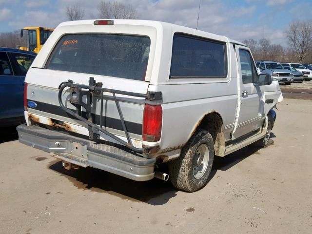 1FMEU15H3SLA18682 - 1995 FORD BRONCO U10 WHITE photo 4