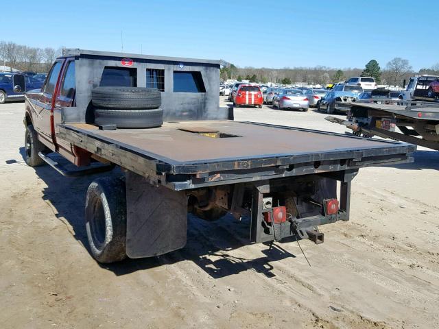 1FTJW36F4VEB65639 - 1997 FORD F350 MAROON photo 3