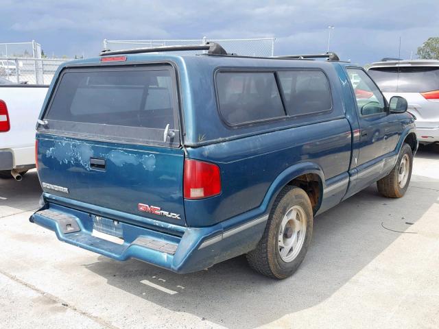 1GTCS1445T8523613 - 1996 GMC SONOMA GREEN photo 4