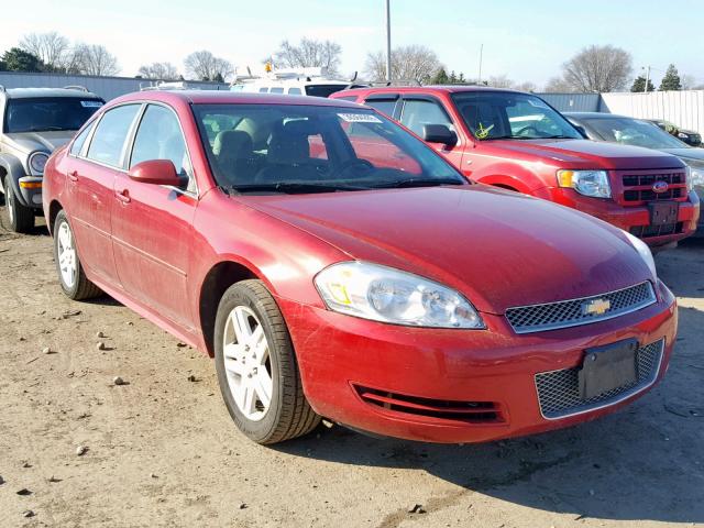 2G1WB5E33E1132789 - 2014 CHEVROLET IMPALA LIM RED photo 1